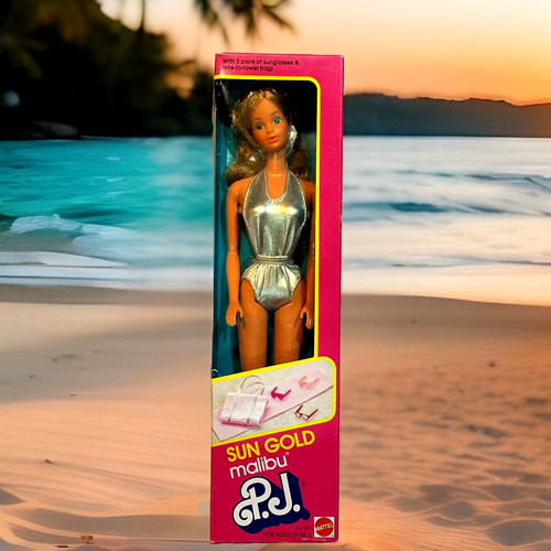 1983 sun gold malibu barbie - pj,