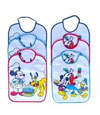 Ellepi bavaglini disney asilo pappa elastico cotone impermeabili (A0I)