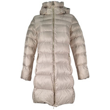 Relish piumino lungo avorio con cappuccio art. LIA RDA2405009024 SALDI -50