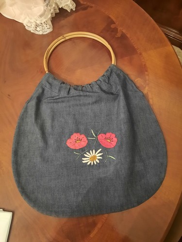 Borsa vintage anni - '60, ricamo