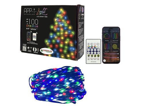 Giocoplast catena luci 100 led - catena,