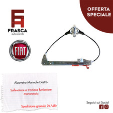 Alzavetro Alzacristallo Destro Manuale Posteriore DX Fiat Punto EVO 1.6 1.3 MJT