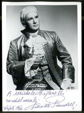 LIRICA-AUTOGRAFO del TENORE 'GIACINTO PRANDELLI'-Su GRANDE FOTO