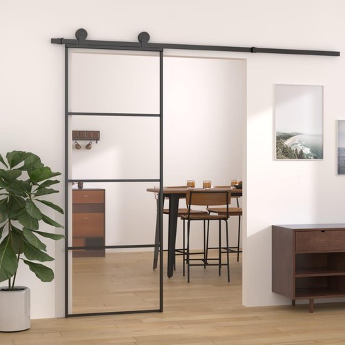 Black transparent aluminium - transparent,