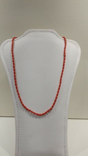 Collana olivette corallo rosso - olivette,