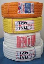 Set di cinture Bianca Gialla