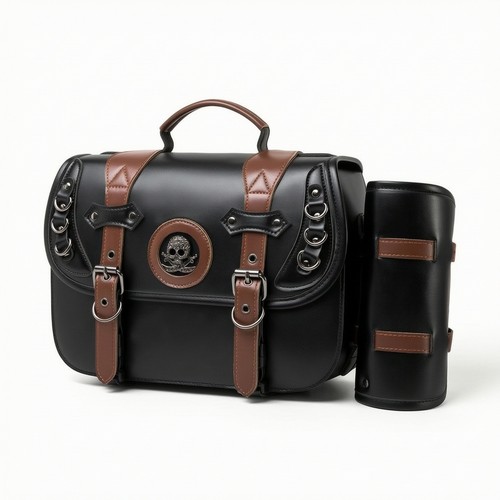 Borsa laterale con astuccio - laterale,