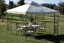 GAZEBO METALLO MT.3X3 BEIGE