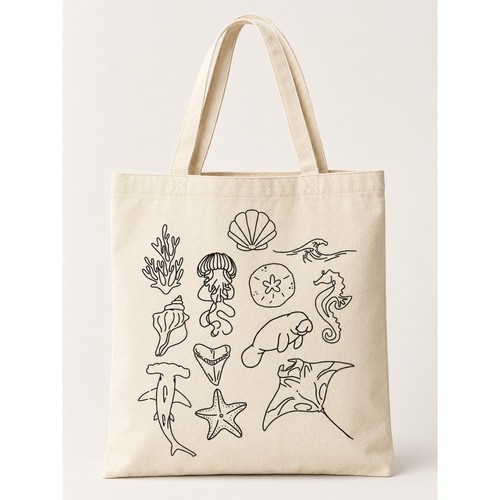 Borsa tote tela - borsa,