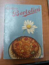 RICETTARIO BERTOLINI anni ‘60