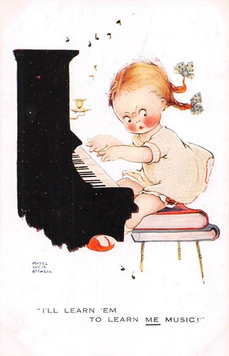 Cartolina tema bambini musica - tema,