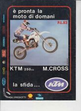 advertising Pubblicità MOTO KTM 250 MX P.L. 1983 -MOTOCROSS  EPOCA MX VINTAGE
