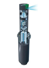 Irrigatore Pop-up a turbina settore Hunter SRM 1/2" alzo 10