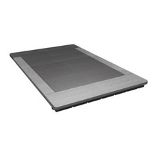 Pedana Base per Doccia Solare da Esterno Giardino 97x75 in Composito Antiscivolo