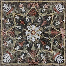 Bellissimo mosaico bianco