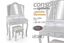 CONSOLLE SPECCHIO LUCI CON