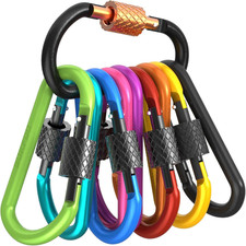 10Pcs Moschettone Portachiavi