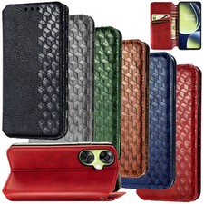 Custodia telefono pelle portafoglio magnetico per OnePlus Nord 5 TCL 50 T-Mobile Asus