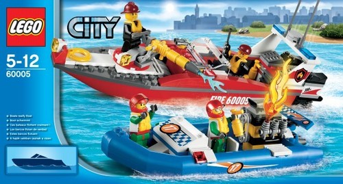 Lego fire boat nuovo - fire,