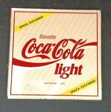 COCA COLA PIASTRELLA ADESIVA A SPECCHIO COCA COLA LIGHT TILE MIRROR ADHESIVE