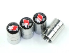 ✅✅ 4 Tappi Copri Valvole AUDI A1 A2 A3 A4 A5 A6 A7 A8 Q2 Q3 Q5 Q7 TT RS S-Line ✅