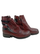 Stivaletto donna vimini pelle