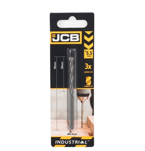 Jcb punta trapano muratura 5 - punta, 5,5