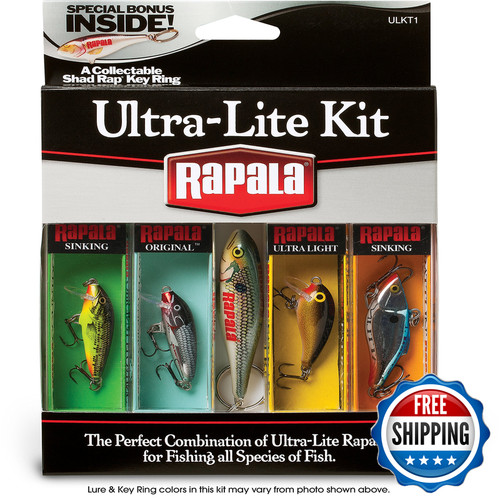 Rapala ultra lite lure kit - lite,