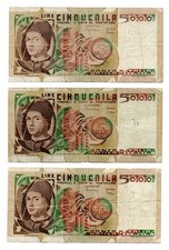ITALIA - LOTTO DI 3 BANCONOTE