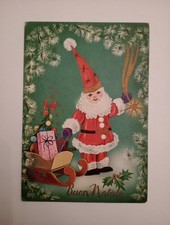 Babbo Natale Buon Natale francobollo 20 lire cartolina