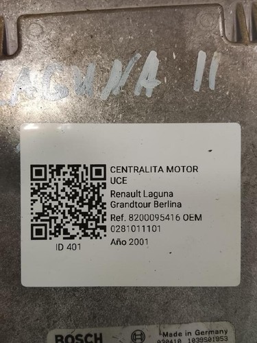 0281011101 centralina motore