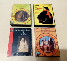 LOTTO: 4 Cofanetti Musicassette (Audiocassette) MUSICA CLASSICA-LIRICA