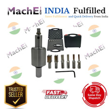 Brocca rotante metrica con gambo da 3/4" e 7 punzoni quadrati HSS (312 mm) �...