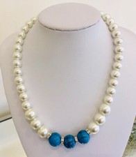 Collana perle finto - perle, vetro