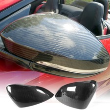Tappi aggiuntivi copri specchietti retrovisori laterali in fibra di carbonio per Jaguar F-Type 13-21