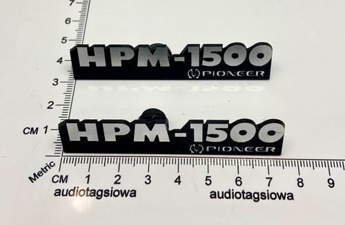 Pioneer hpm 1500 coppia logo - coppia,
