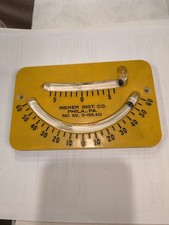 RIEKER INSTRUMENT CO.  15x9.5 Cm NAVI SOTTOMARINE DOPPIO TUBO CLINOMETRO