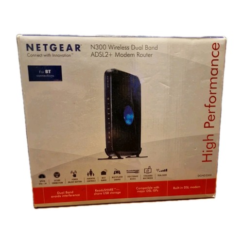 Netgear dgnd3300 n300 adsl2 - netgear,