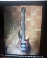 BASSO FRETLESS PEAVEY GRIND BASS 4 NTB – upgrade Bartolini/Schaller