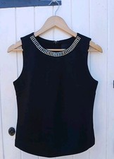 CYNTHIA ROWLEY TOP DONNA NERO