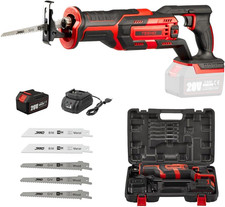 Sega a Gattuccio, 20V Sega Universale Multifunzionecon,5 Lame Di Sega, Con 3 Ah 