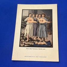 REPUBBLICA DEI RAGAZZI PIERO DELLA FRANCESCA NATIVITA' CARTOLINA A COLORI