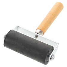 Ruster rullo in gomma con rullo a inchiostro a manico in legno massiccio per la