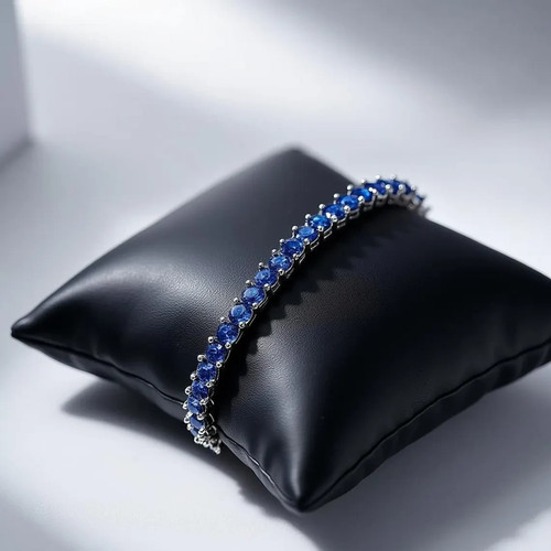 Bracciale donna zaffiro - blu, 14