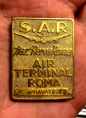 1951 raro grande distintivo - raro,