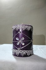 Candela Decorata Con Strass