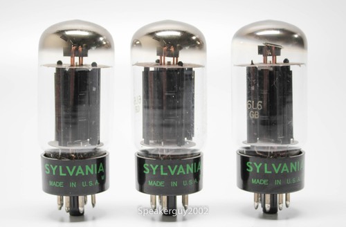 Matched trio sylvania 6l6 - of,