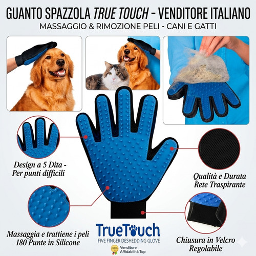 Spazzola guanto togli - spazzola, peli