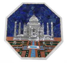 Tavolo in marmo lato/fine 18"