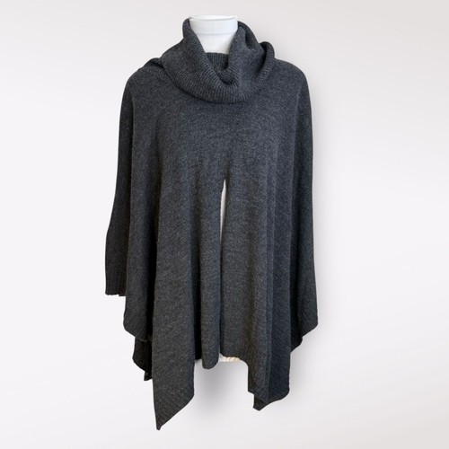Poncho maglione collo - maglione,